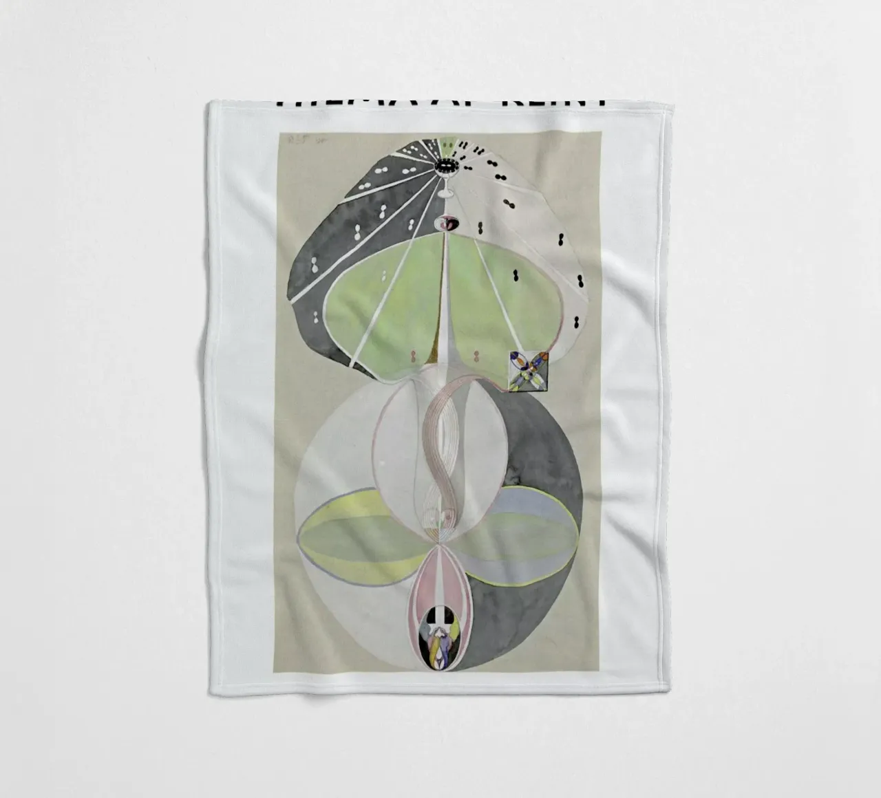 Hilma af Klint - Tree of Knowledge II Fleecedecke von Vintage by JUNIQE