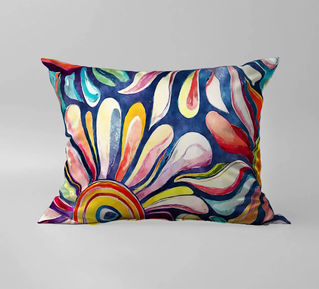 Margherite divertenti cuscino da Botanical Pattern House