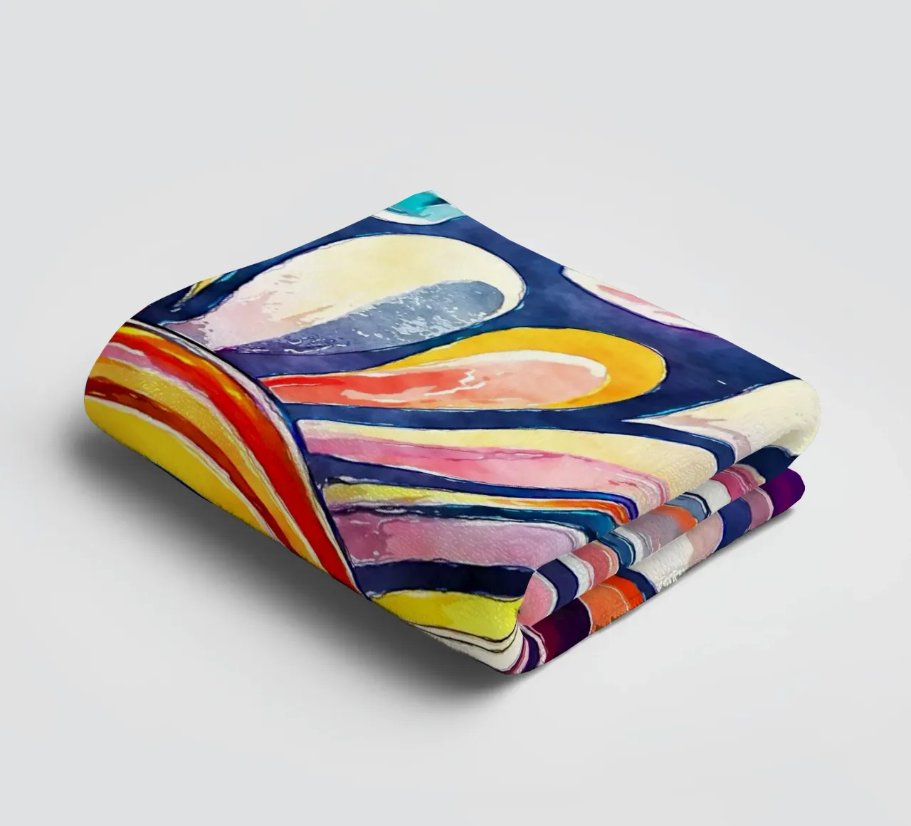 Funky Daisies towel by Botanical Pattern House