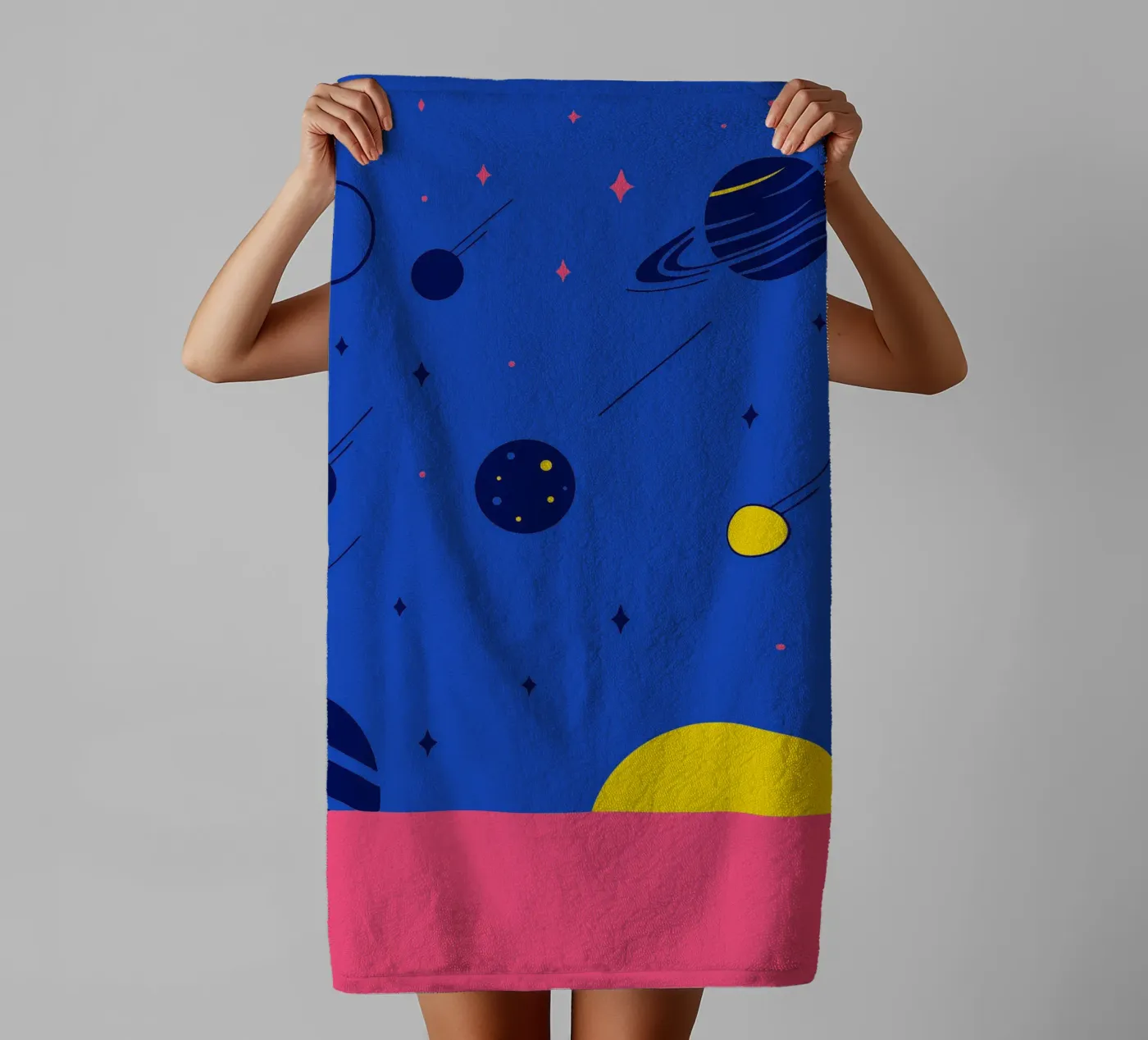 Planets towel by TODAY'S SHOP
