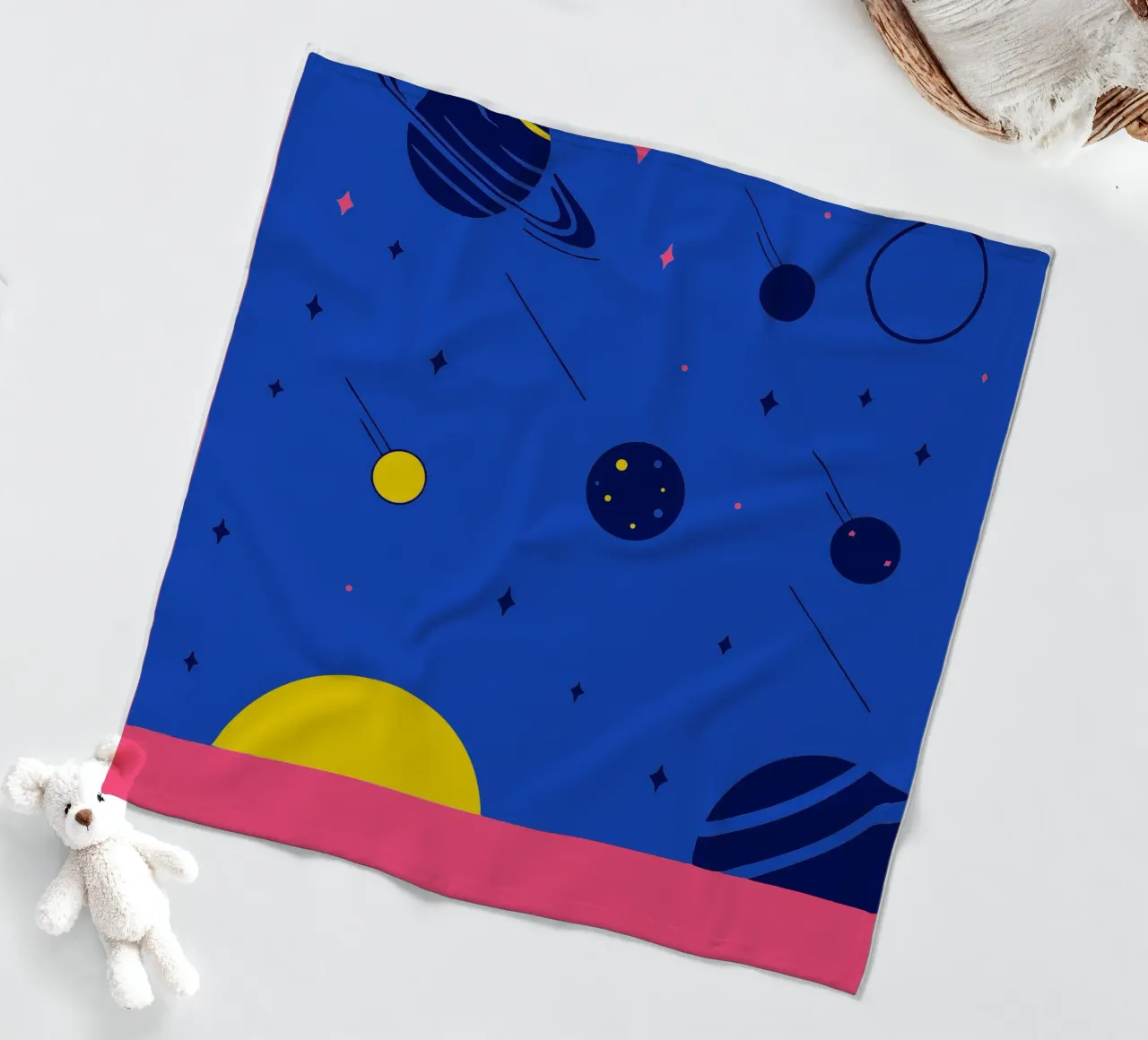 Planets Fleecedecke von TODAY'S SHOP