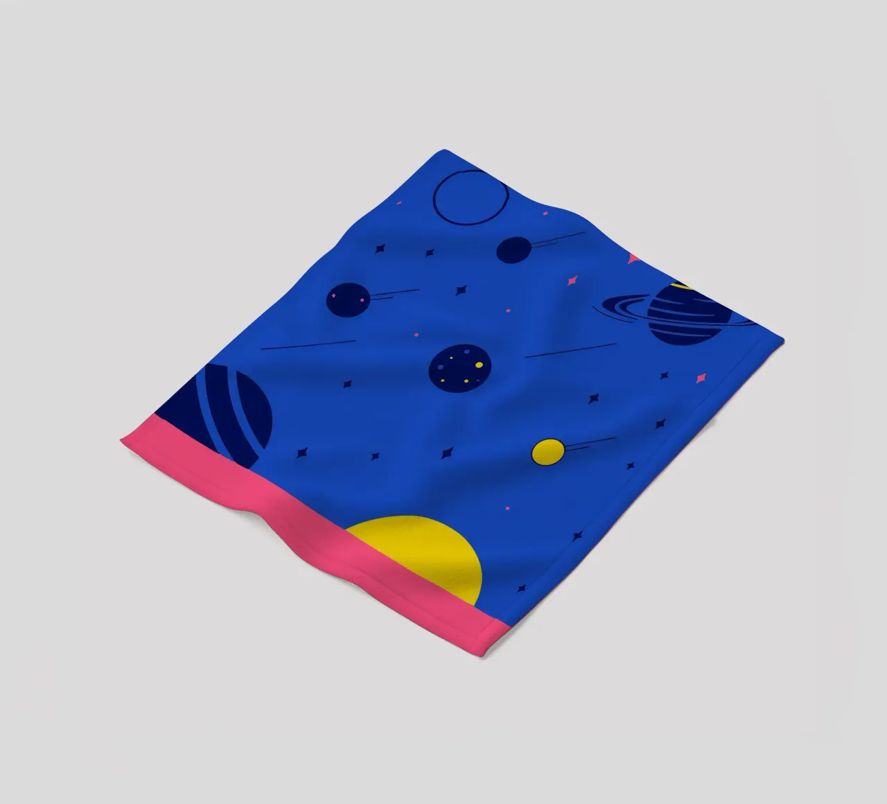 Planets Fleecedecke von TODAY'S SHOP