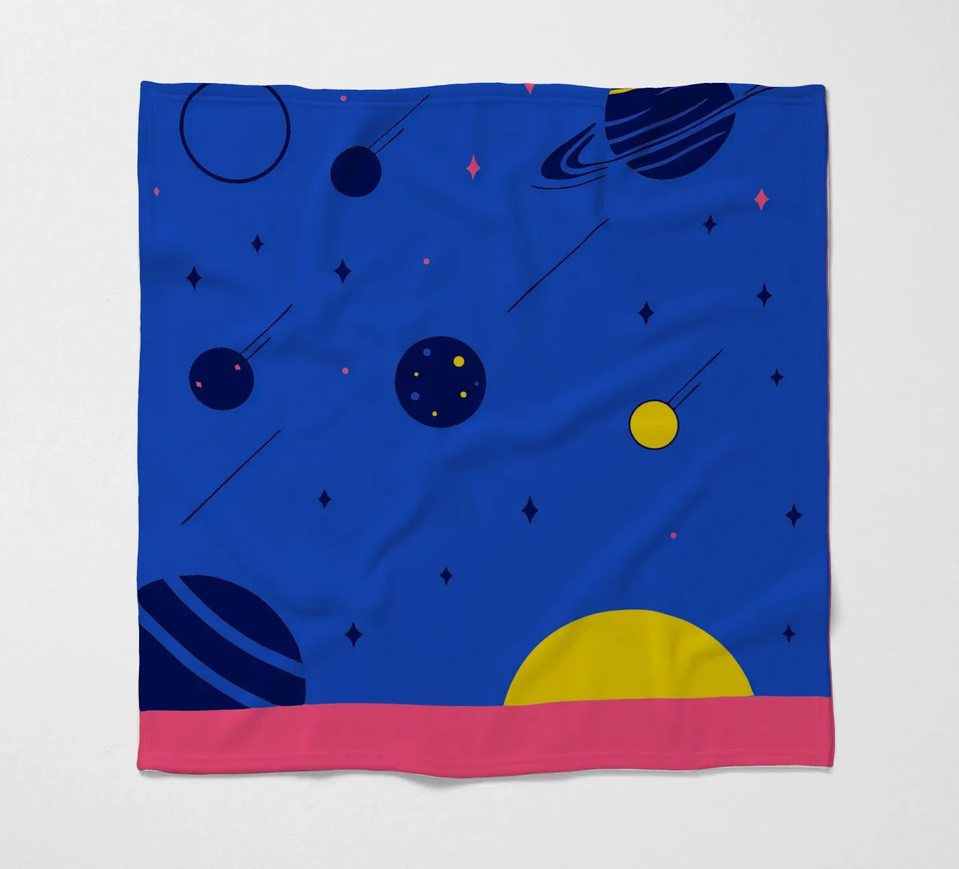 Planeten fleecedeken van TODAY'S SHOP