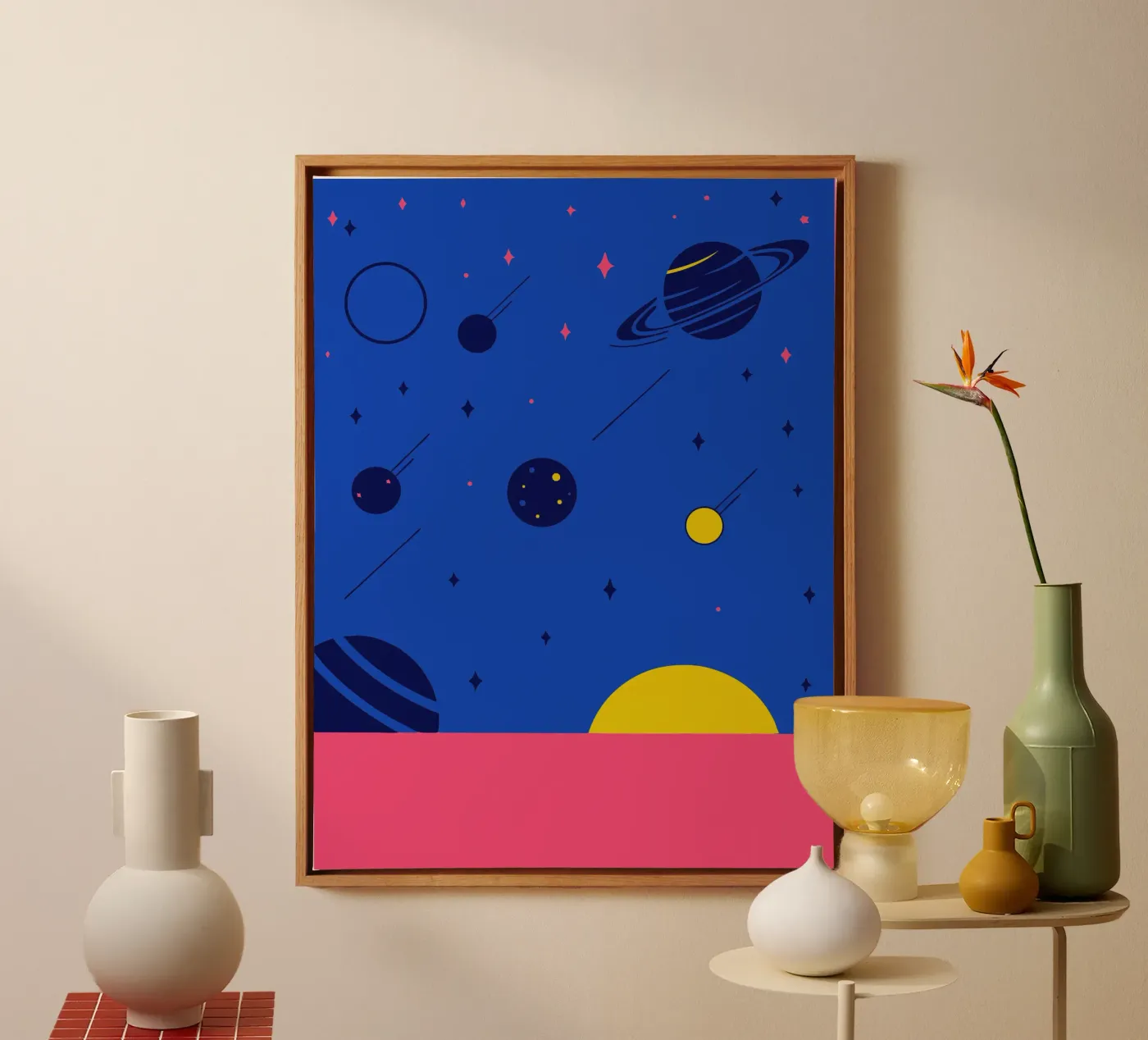 Planets canvas by TODAY'S SHOP