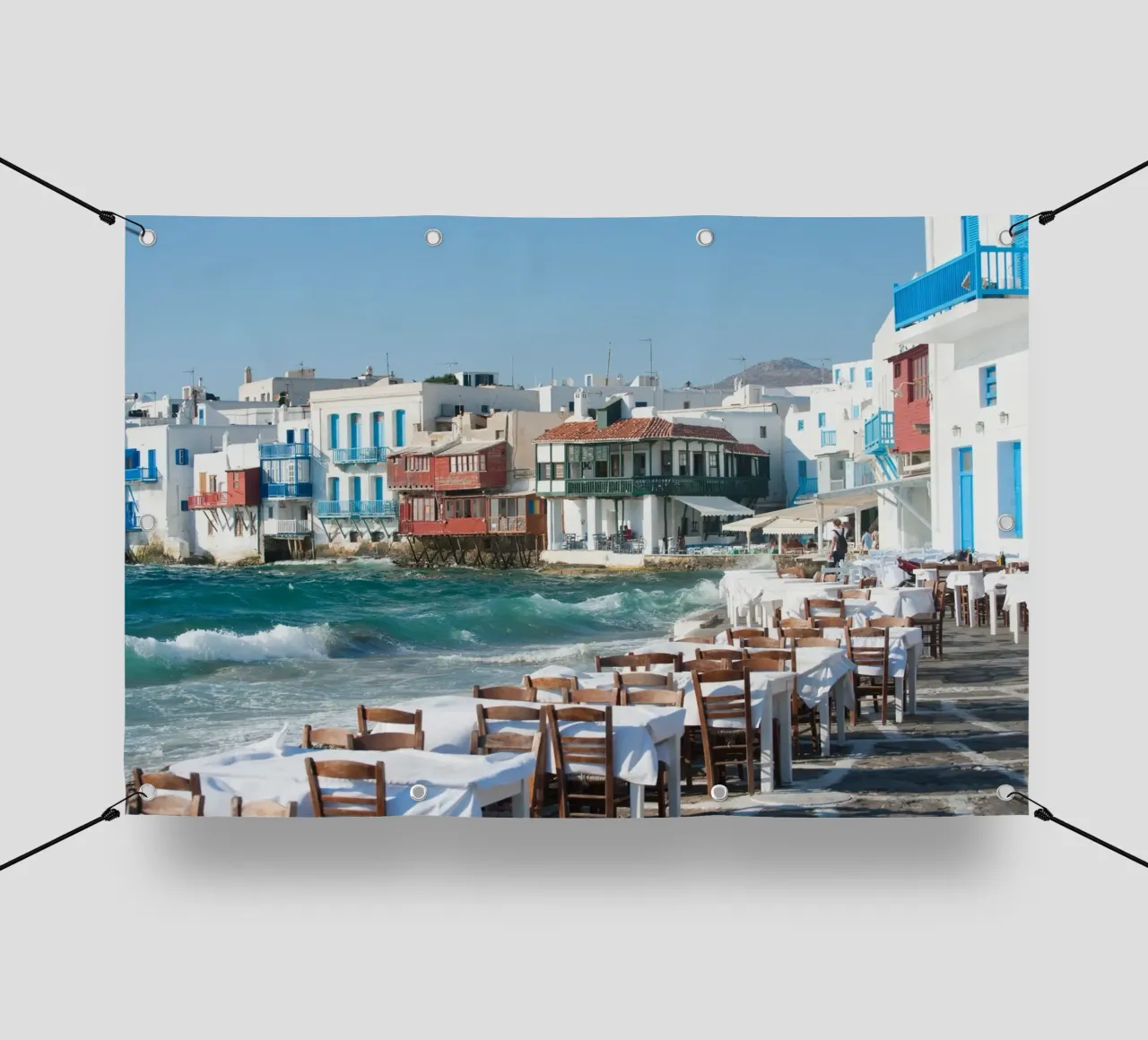 Paros Grecia, Islas Griegas, Viaje Print lonas publicitarias de TheTravelClub