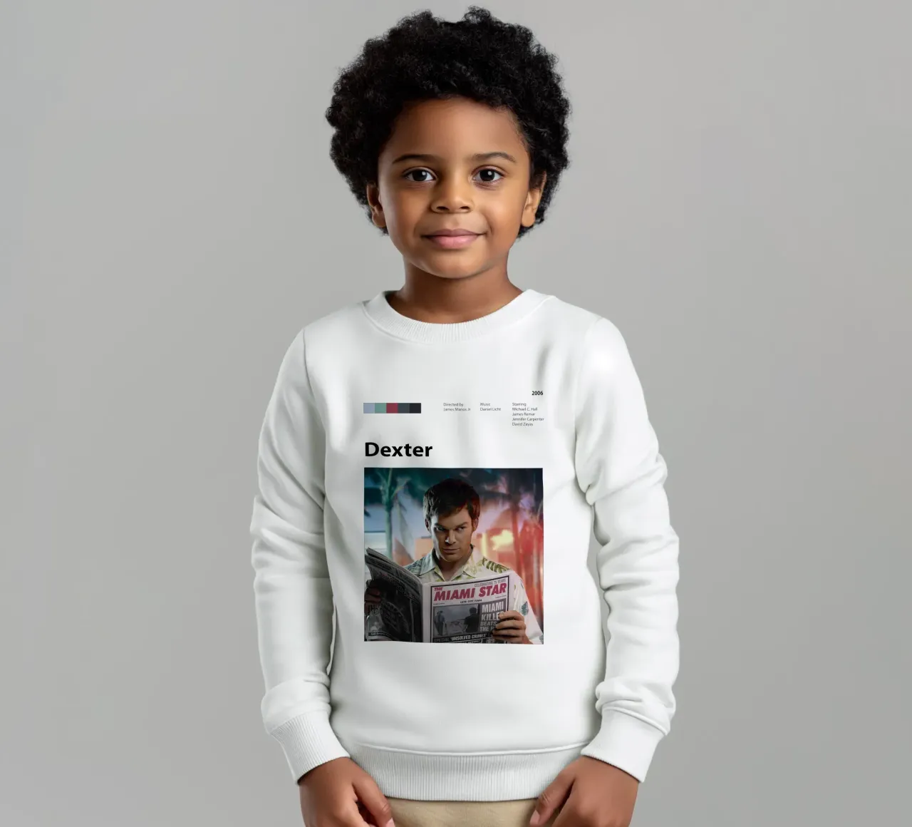 Dexter felpa bambino da The Movie Wall