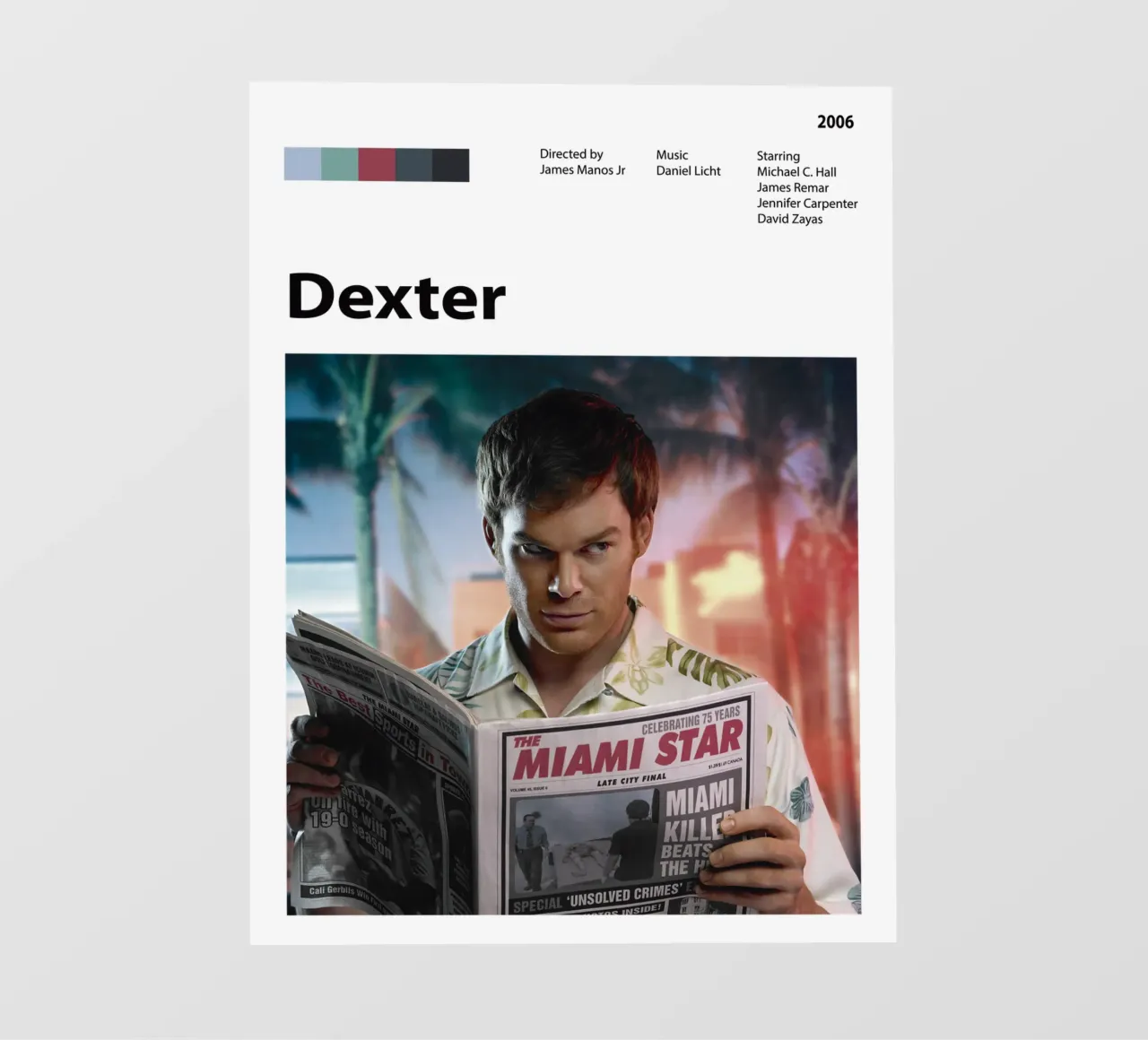 Dexter pellicola backlit da The Movie Wall