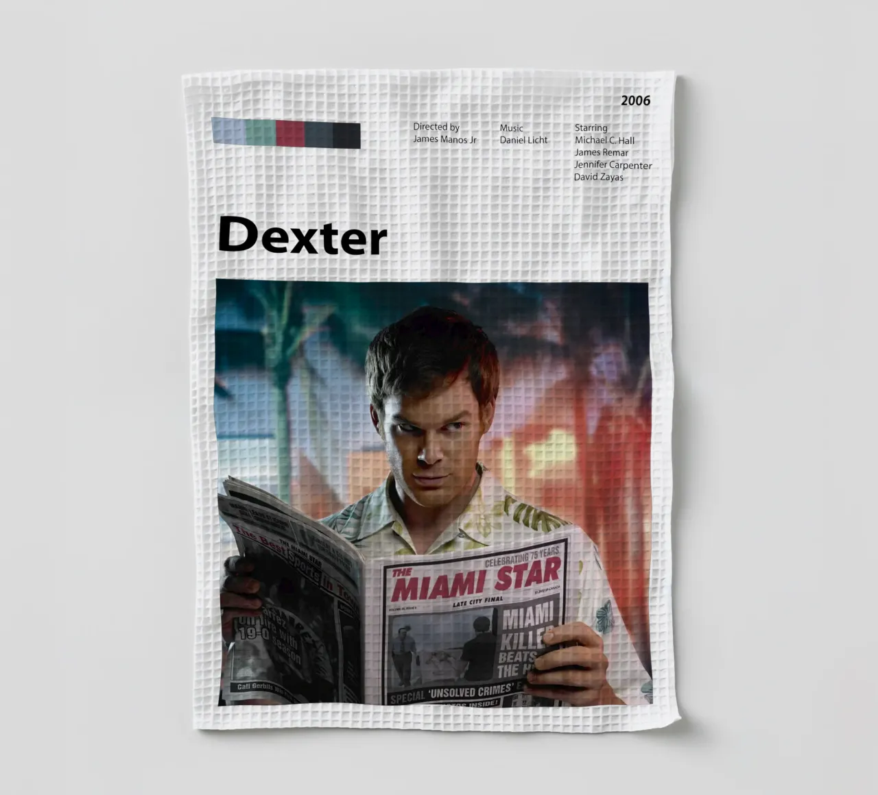 Dexter canovaccio da cucina da The Movie Wall