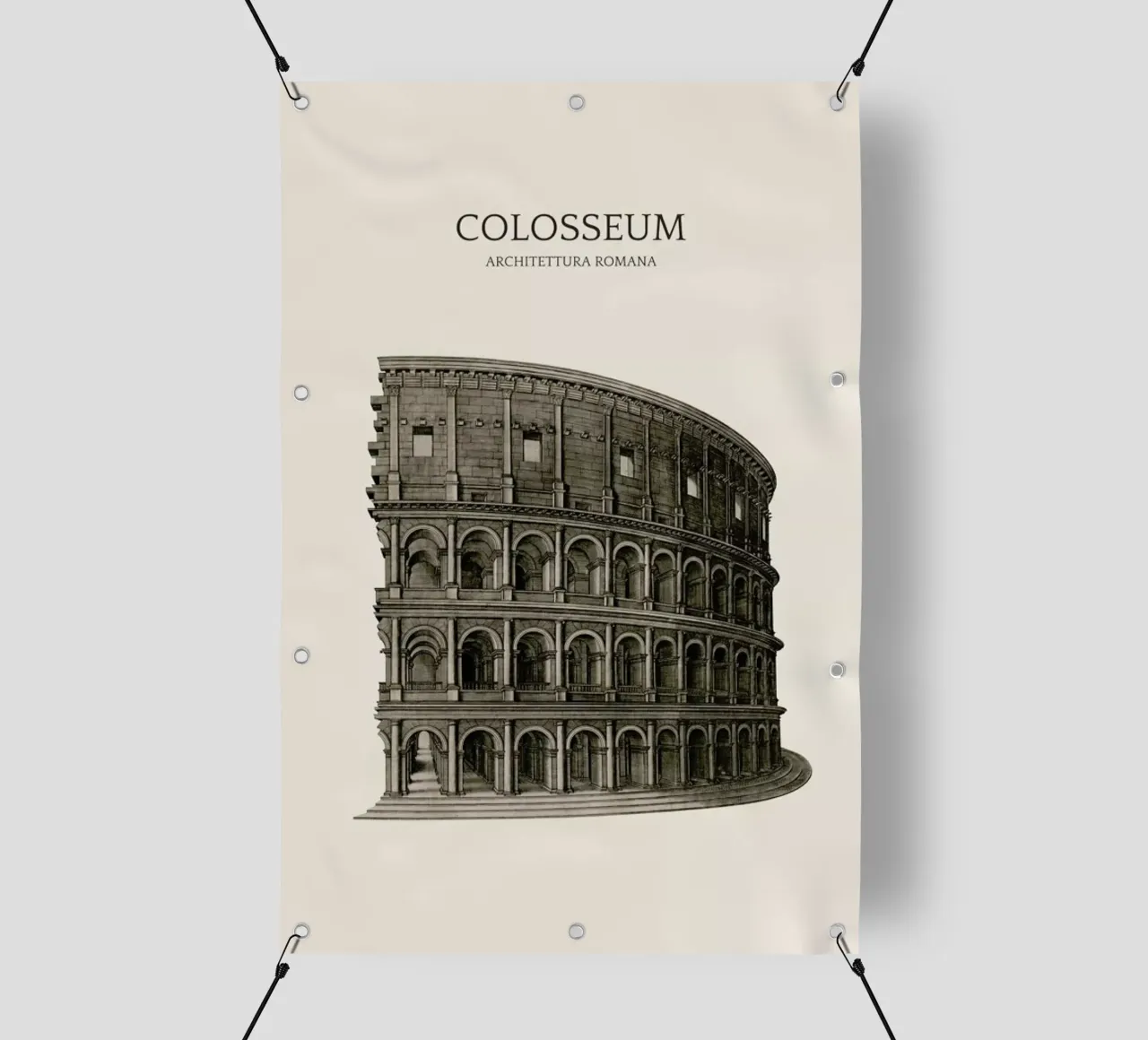 Colosseum II telo in pvc da Vintage by JUNIQE