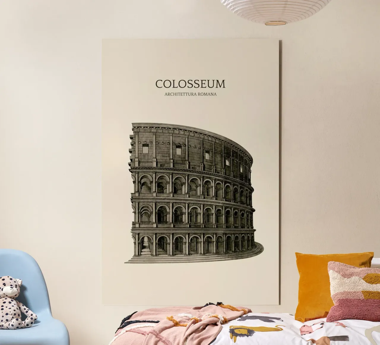 Colosseum II alluminio dibond da Vintage by JUNIQE
