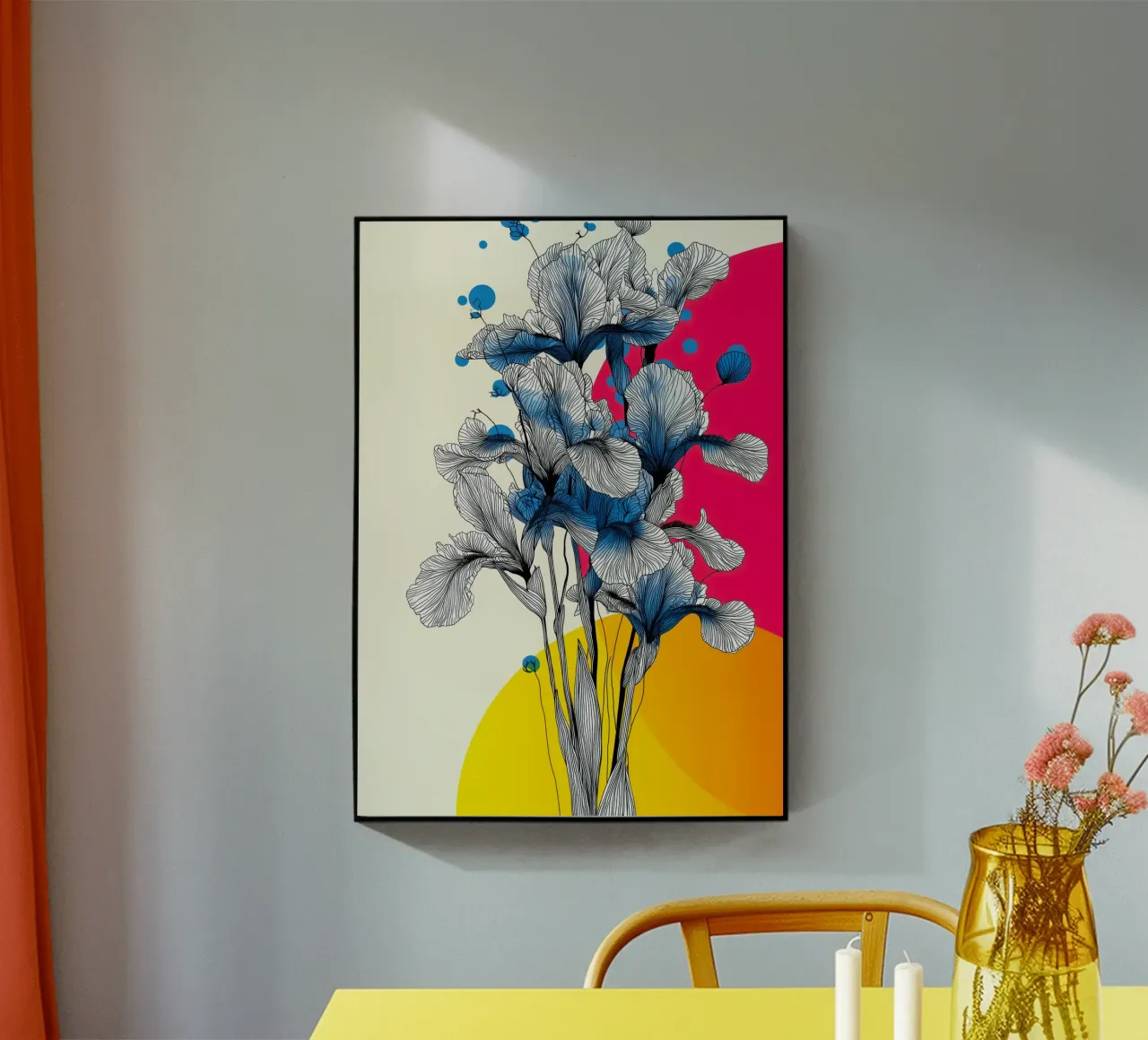 Fiori di iris plexiglass da Justyna Jaszke JBJart