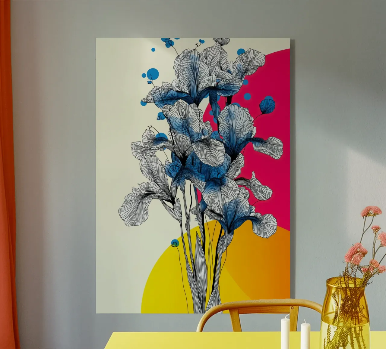 Fiori di iris plexiglass da Justyna Jaszke JBJart