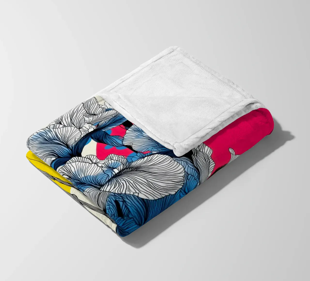 Fiori di iris coperta in pile da Justyna Jaszke JBJart