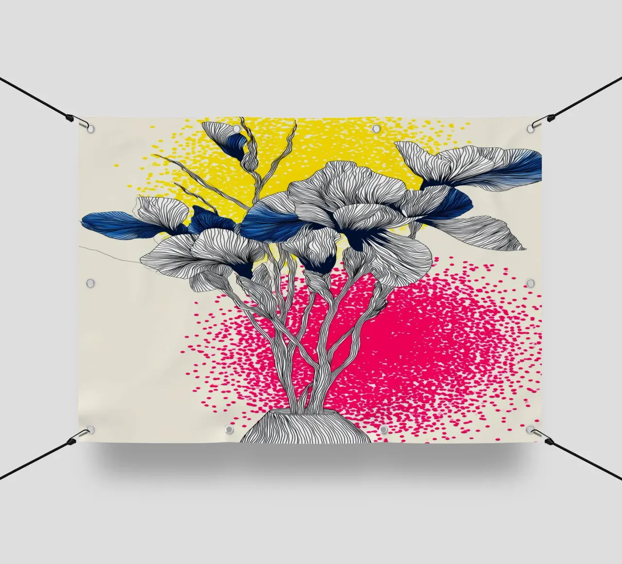 Fiori di iris telo in pvc da Justyna Jaszke JBJart