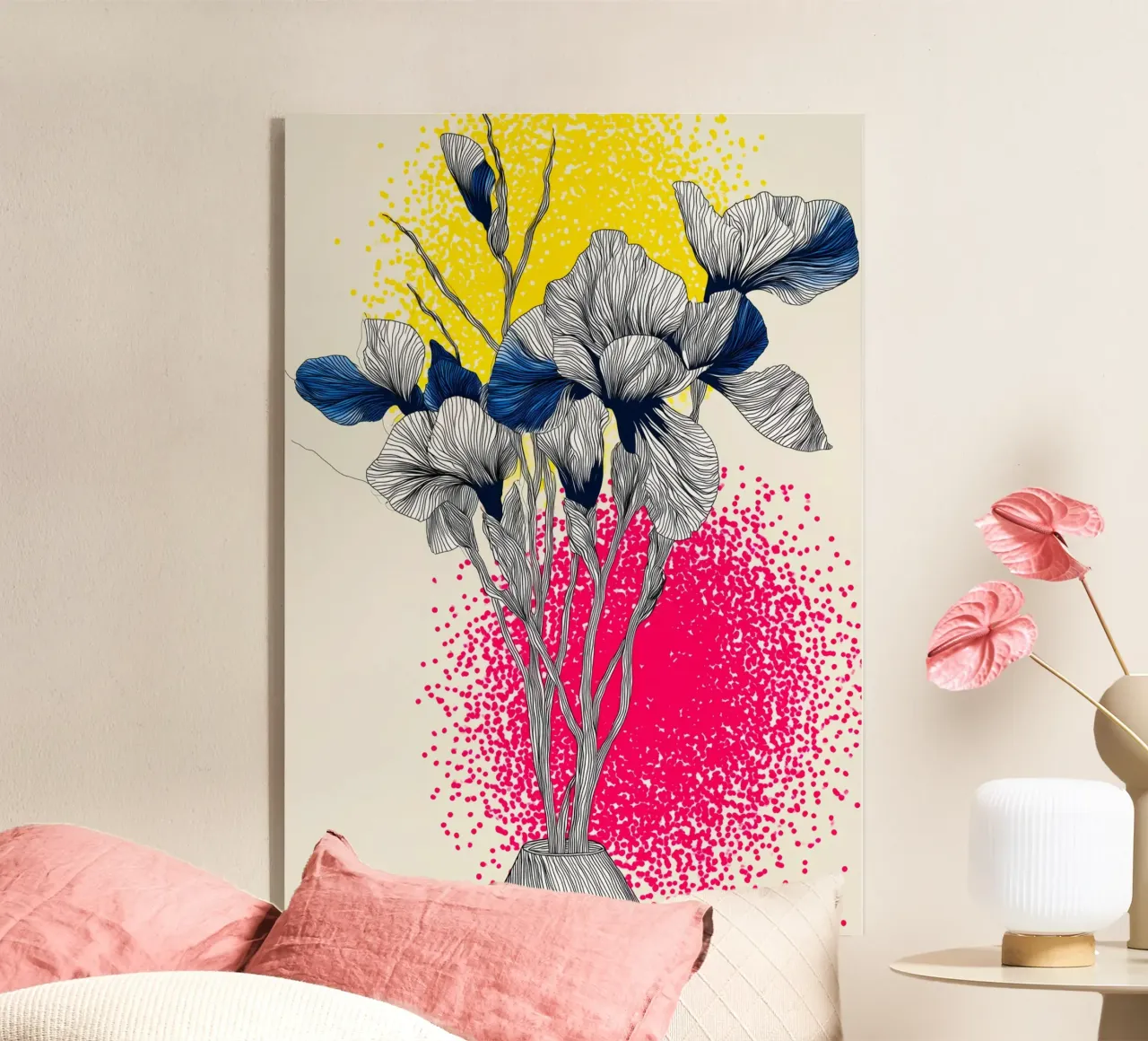 Fiori di iris plexiglass da Justyna Jaszke JBJart