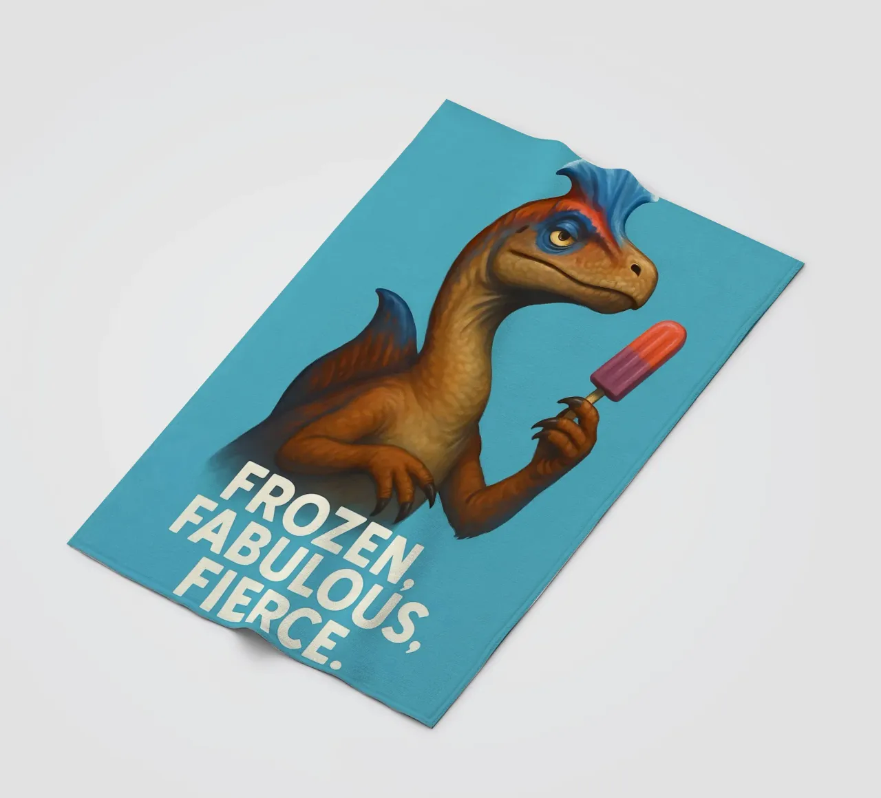 Divertente Meme del criolofosauro coperta in pile da Funny Humor Art