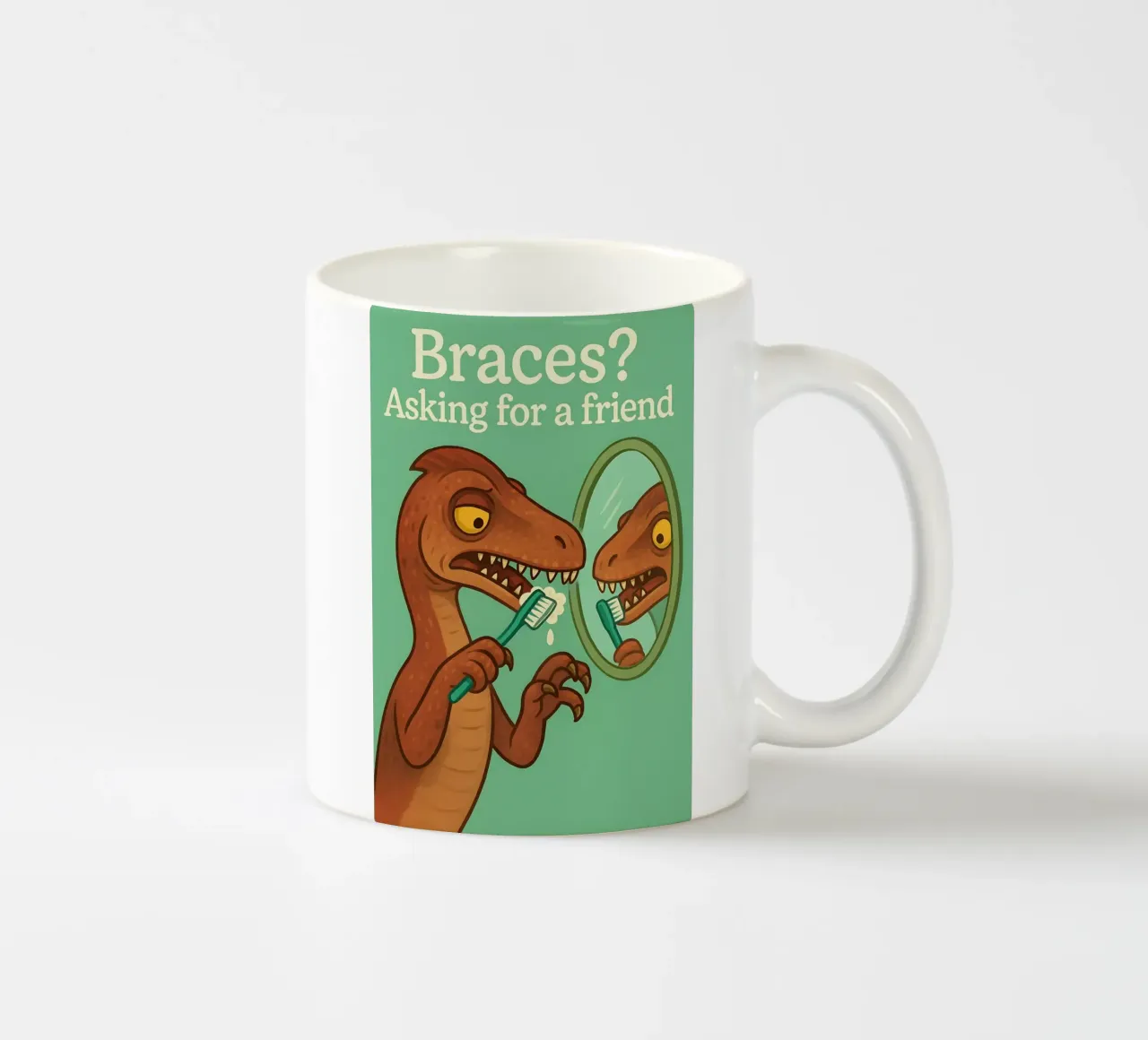 Grappige Masasaurus Meme keramische mok van Funny Humor Art