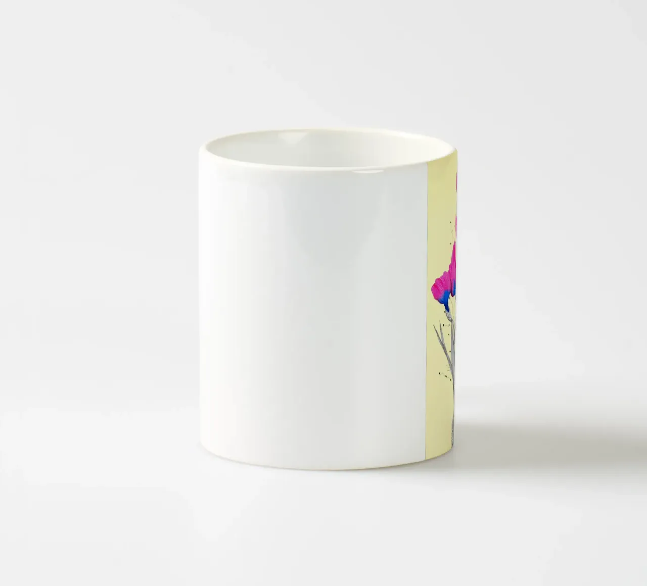 Fiori di iris tazza in ceramica da Justyna Jaszke JBJart