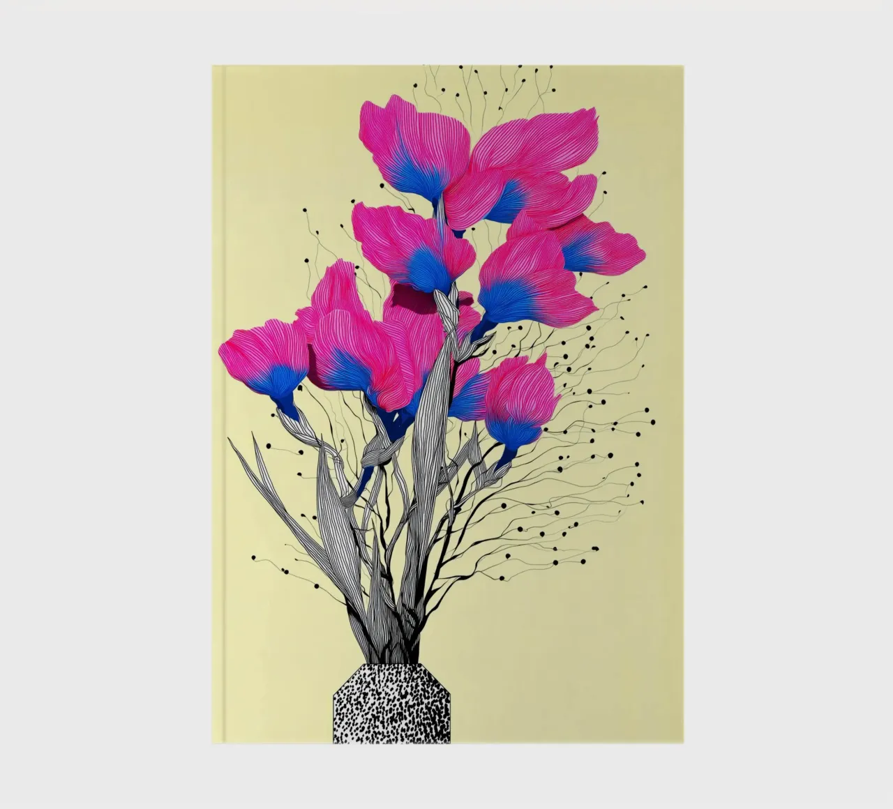 Fiori di iris diario da Justyna Jaszke JBJart