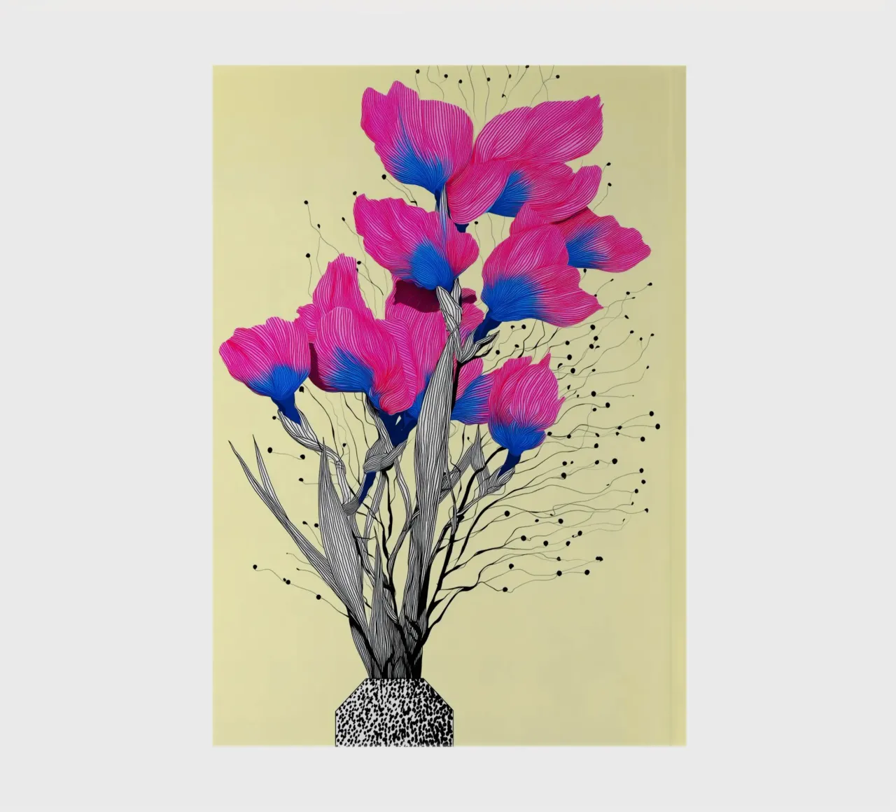 Fiori di iris diario da Justyna Jaszke JBJart