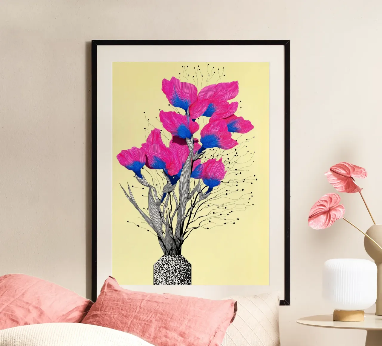 Fiori di iris carta hahnemühle da Justyna Jaszke JBJart