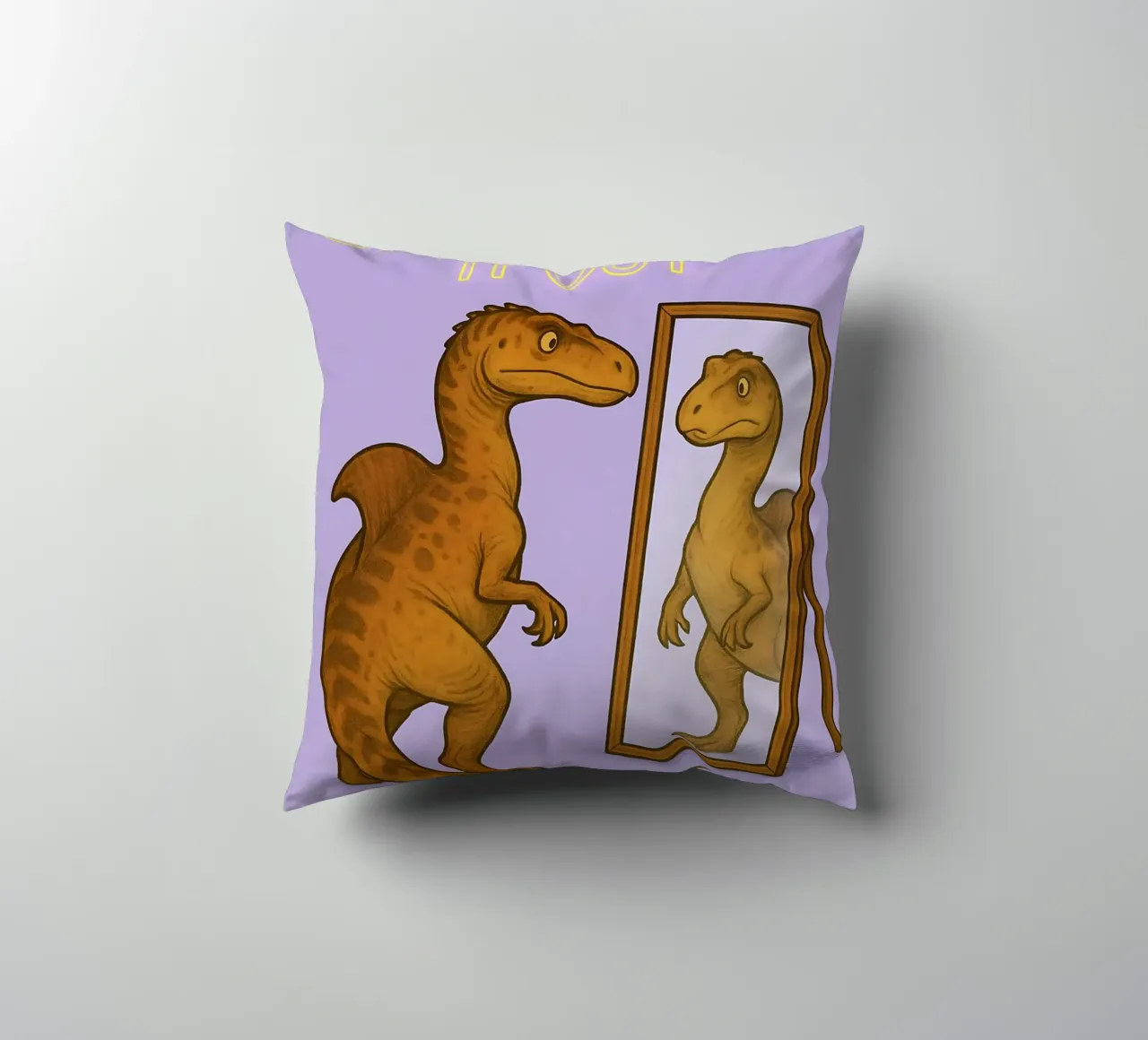 Funny Concavenator Meme cuscino da Funny Humor Art