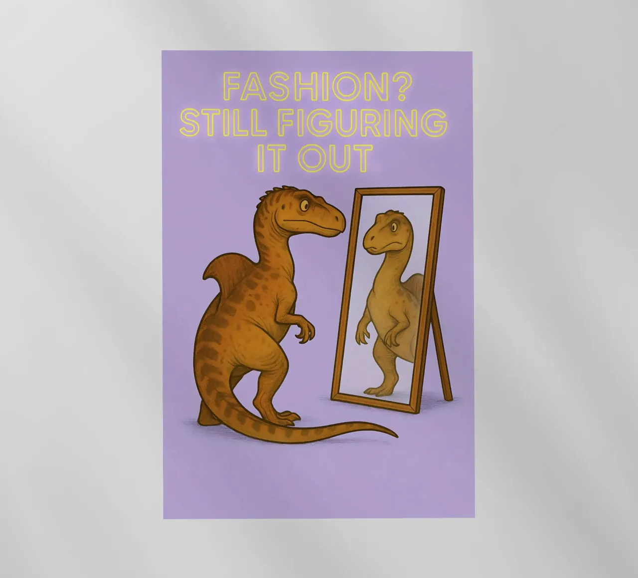 Funny Concavenator Meme pellicola backlit da Funny Humor Art
