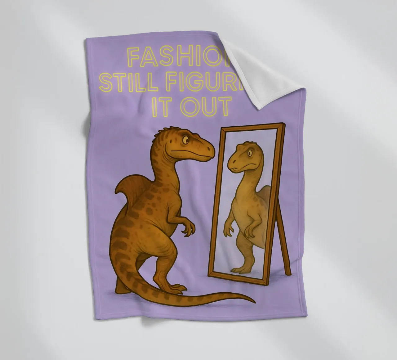 Funny Concavenator Meme coperta in pile da Funny Humor Art