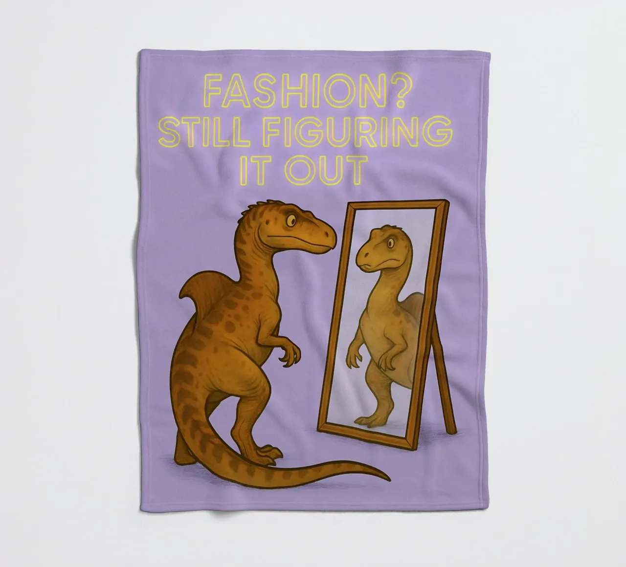 Funny Concavenator Meme coperta in pile da Funny Humor Art