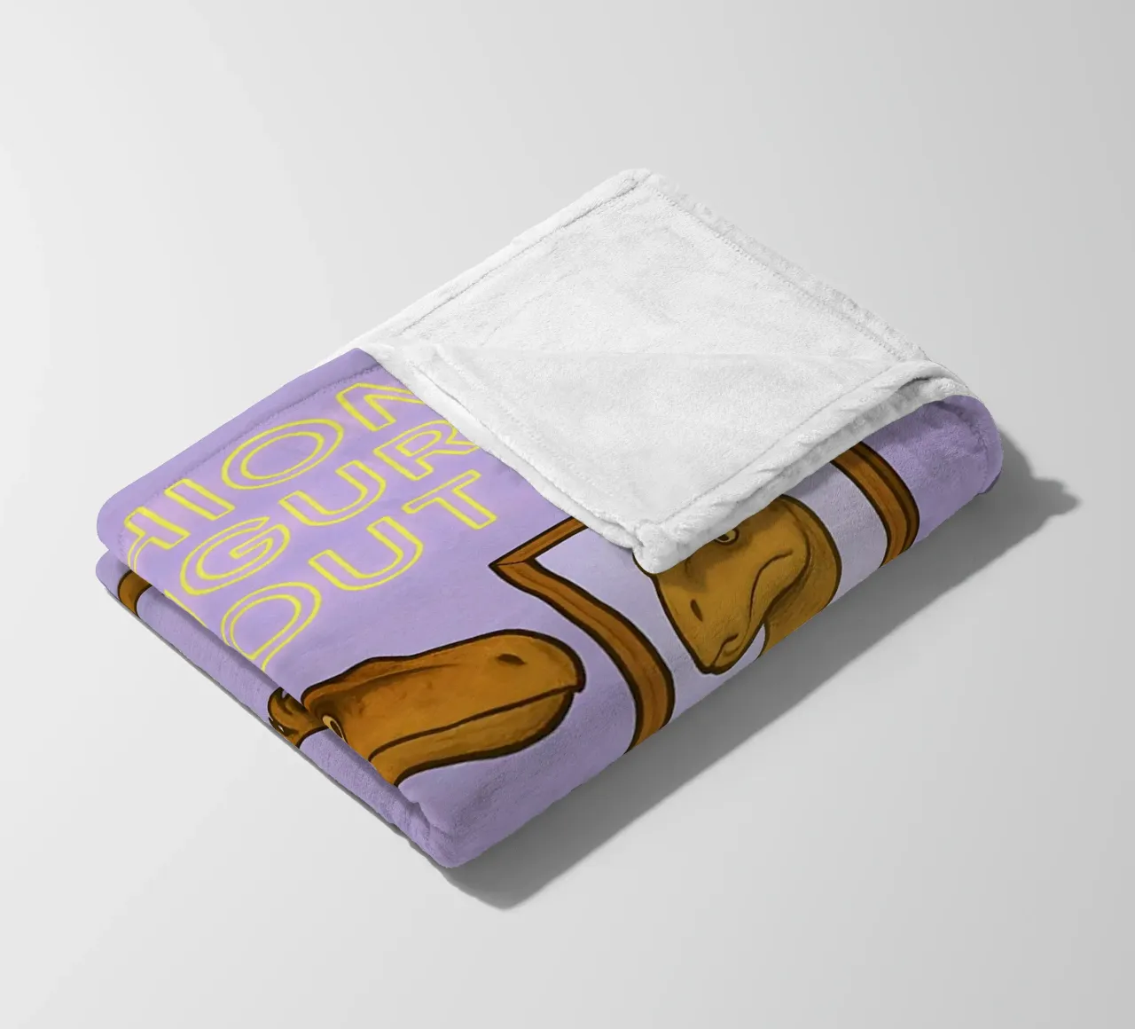 Funny Concavenator Meme coperta in pile da Funny Humor Art
