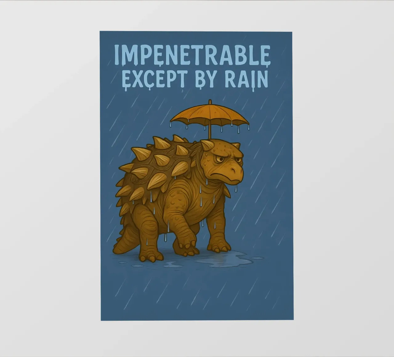 Funny Edmontonia Meme carta da parati fotografica da Funny Humor Art