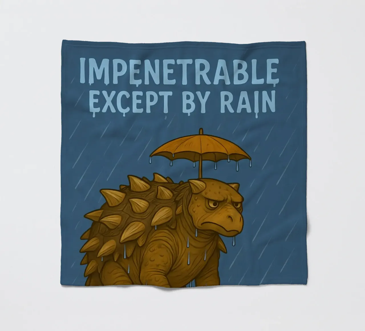 Funny Edmontonia Meme coperta in pile da Funny Humor Art