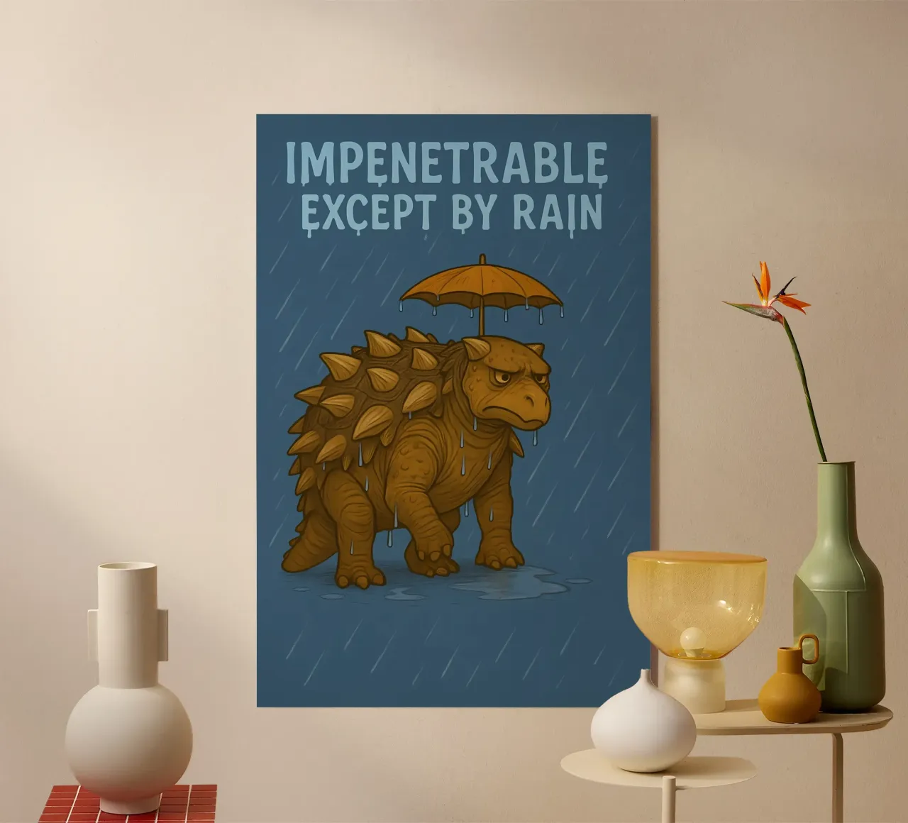 Funny Edmontonia Meme plexiglass da Funny Humor Art
