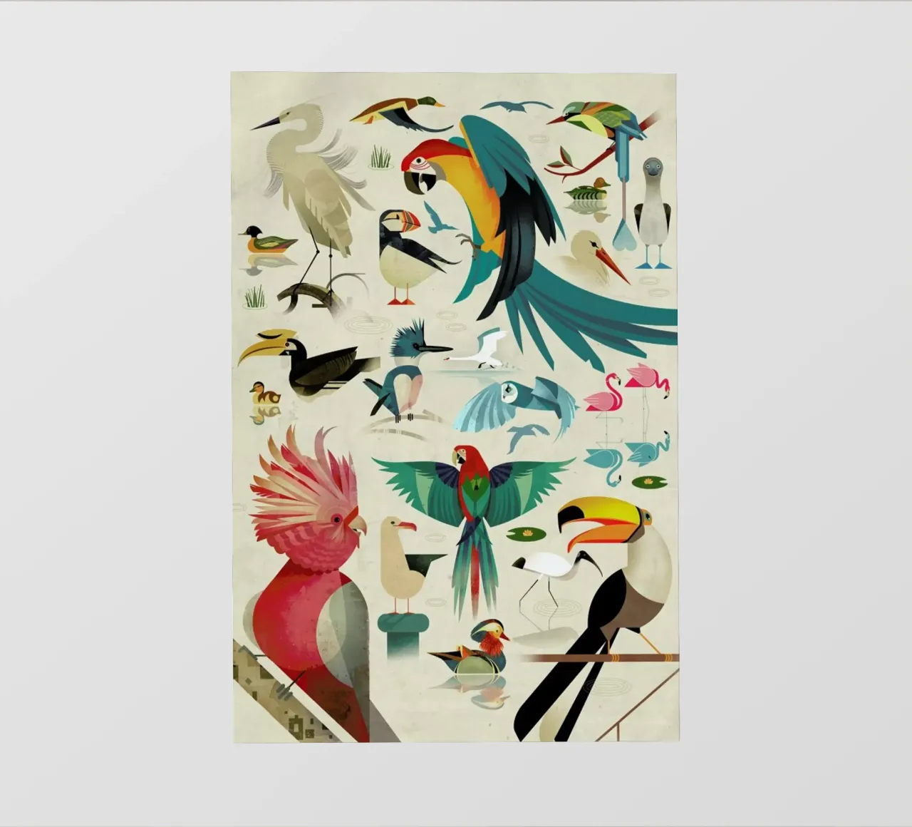 Birds telo in pvc da Dieter Braun