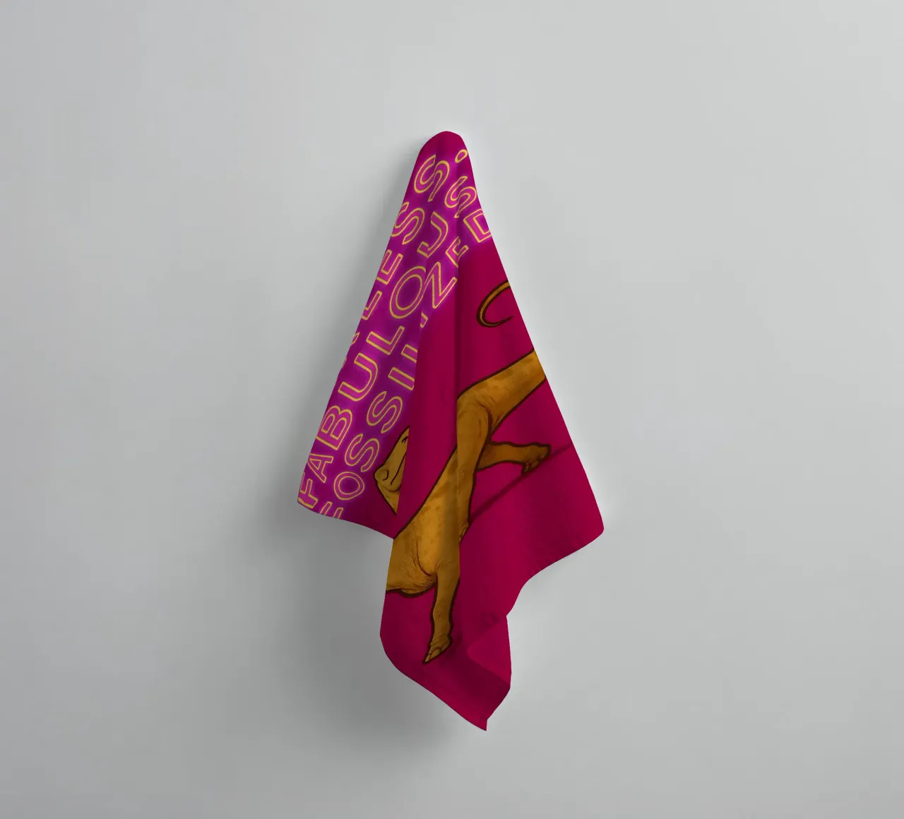 Funny Dreadnoughtus Meme towel by Funny Humor Art