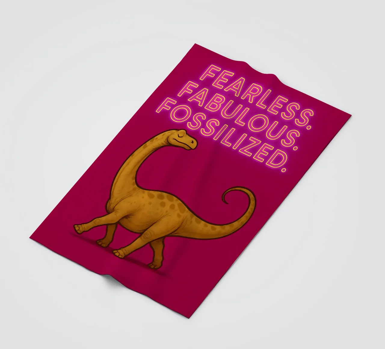 Divertente Meme di Dreadnoughtus coperta in pile da Funny Humor Art