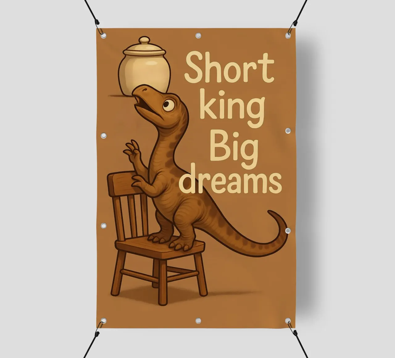 Lustiger Europasaurus Meme PVC Plane von Funny Humor Art
