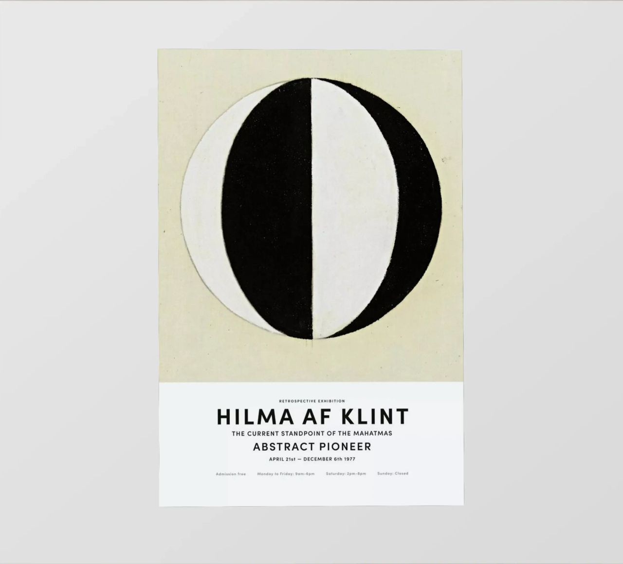 Hilma af Klint - The Current Standpoint of the Mahatmas II telo in pvc da Vintage by JUNIQE