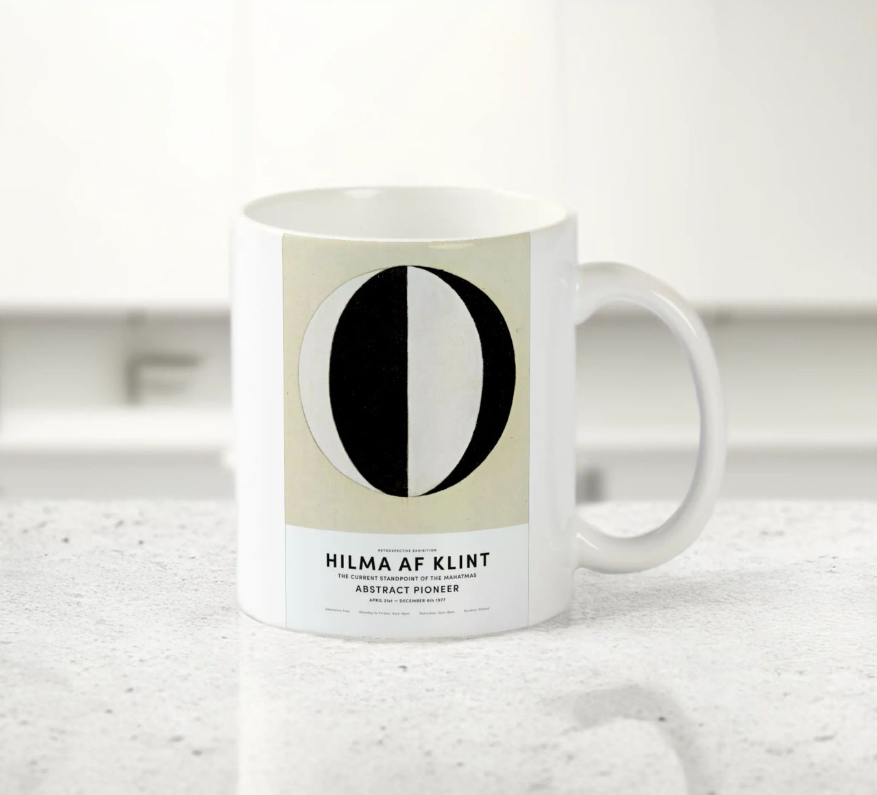 Hilma af Klint - The Current Standpoint of the Mahatmas II tazza in ceramica da Vintage by JUNIQE