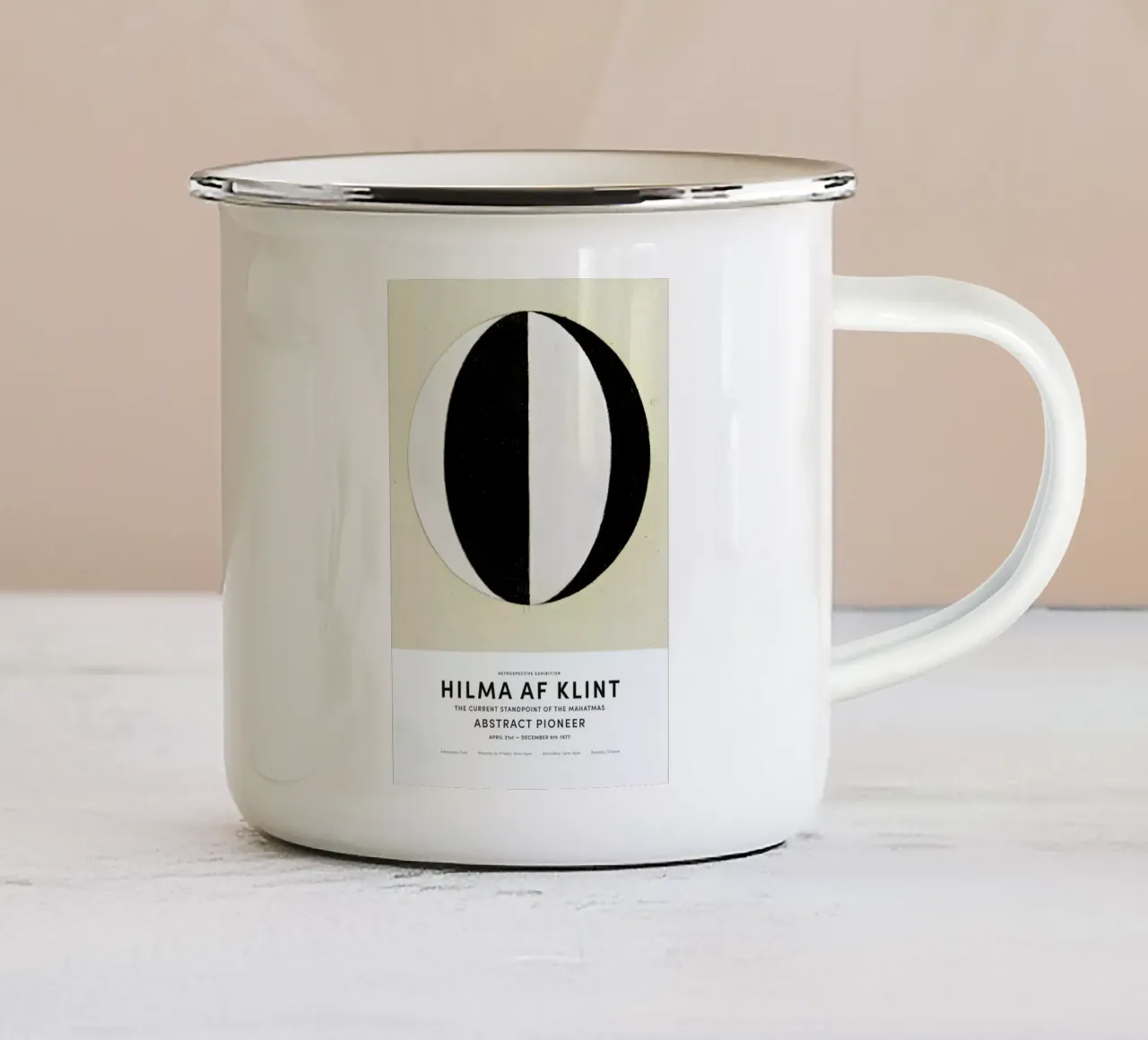 Hilma af Klint - The Current Standpoint of the Mahatmas II mug en émail de Vintage by JUNIQE