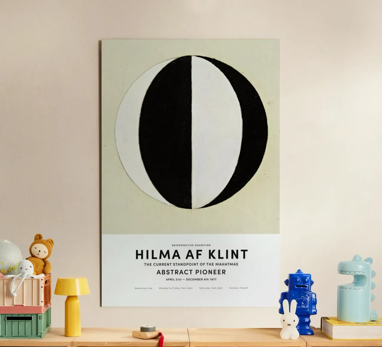 Hilma af Klint - The Current Standpoint of the Mahatmas II alluminio dibond da Vintage by JUNIQE