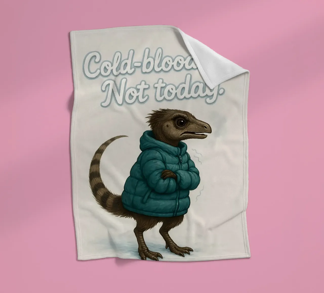 Divertente Meme di Leaellynasaura coperta in pile da Funny Humor Art
