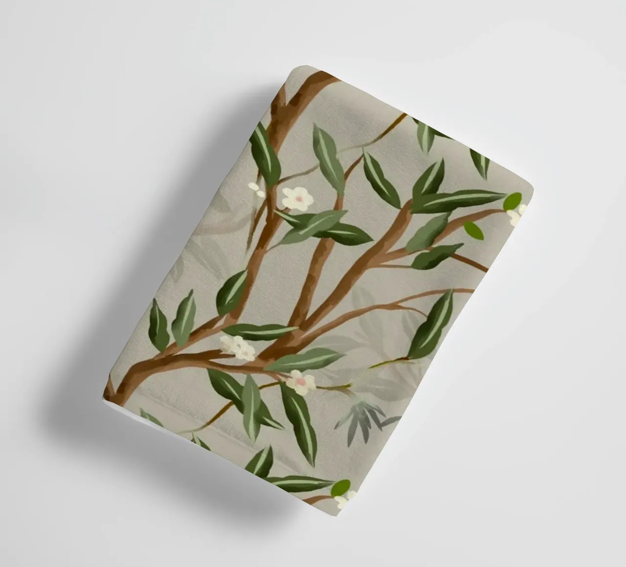 Chinoiserie branches and small white flowers pattern handpai asciugamano da bagno da mysteriouscoco