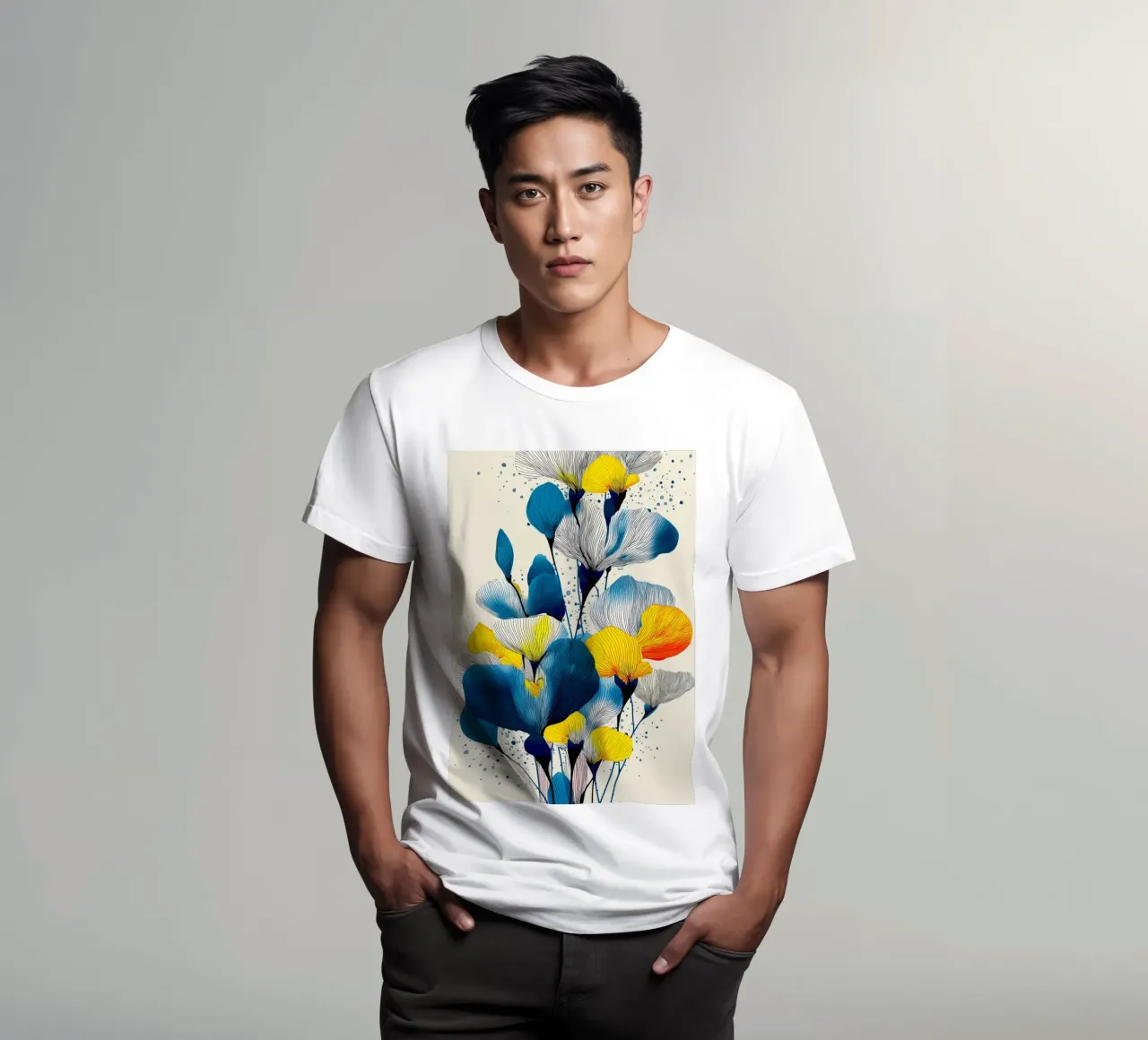 Fiori di iris t-shirt da Justyna Jaszke JBJart