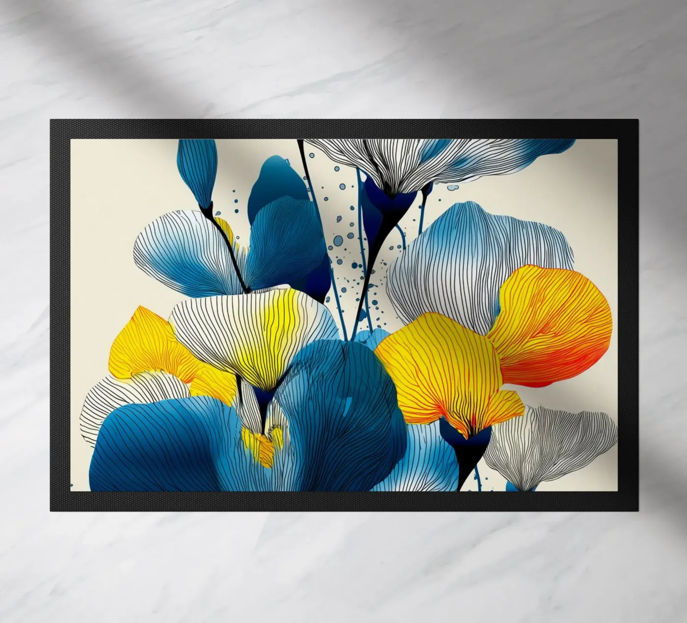 Fiori di iris zerbino da Justyna Jaszke JBJart