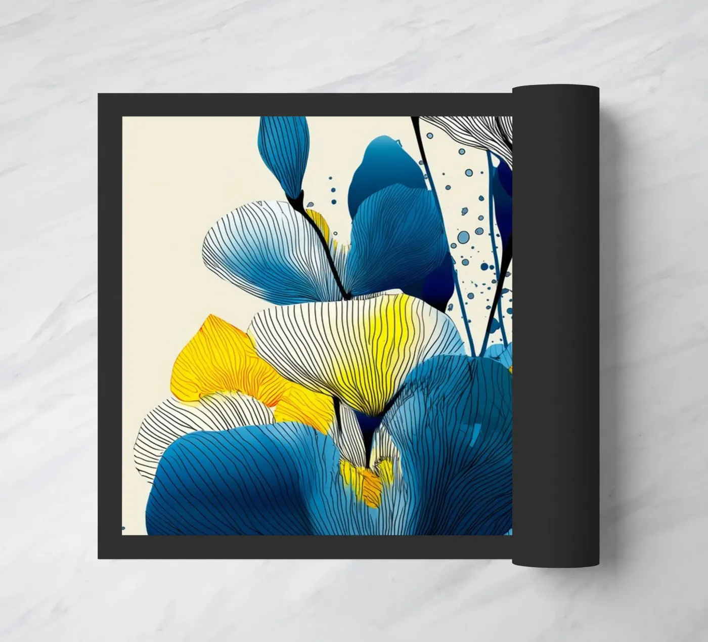 Fiori di iris zerbino da Justyna Jaszke JBJart