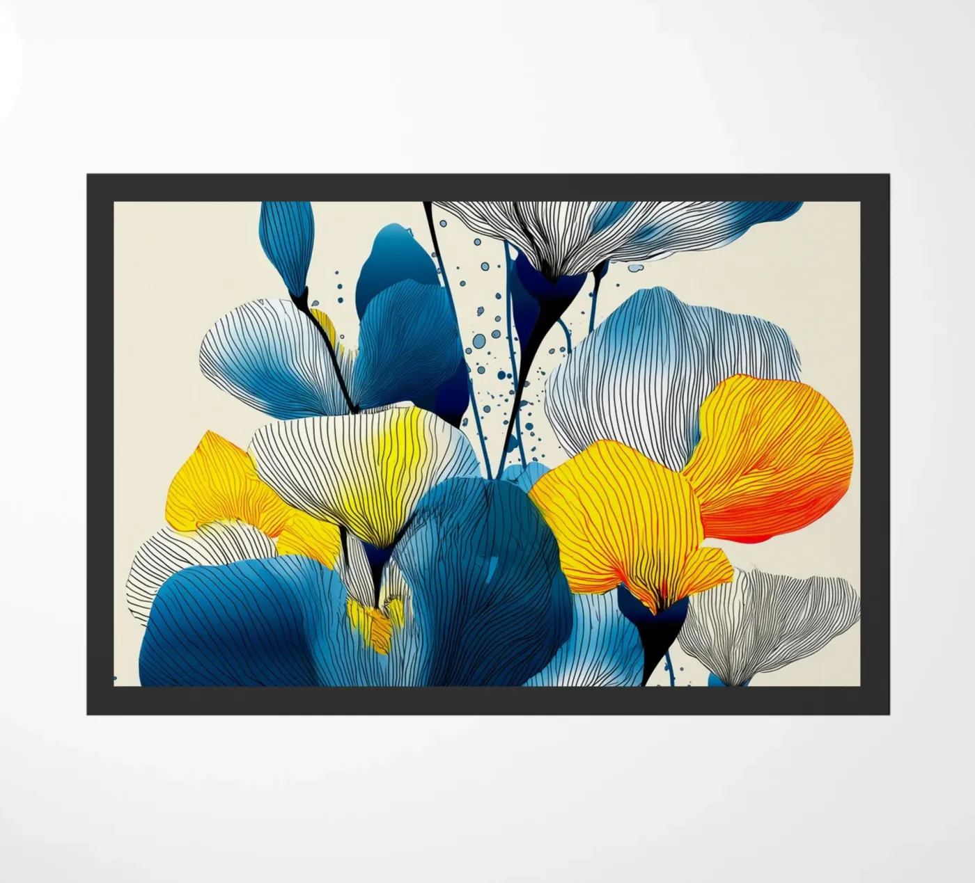 Fiori di iris zerbino da Justyna Jaszke JBJart