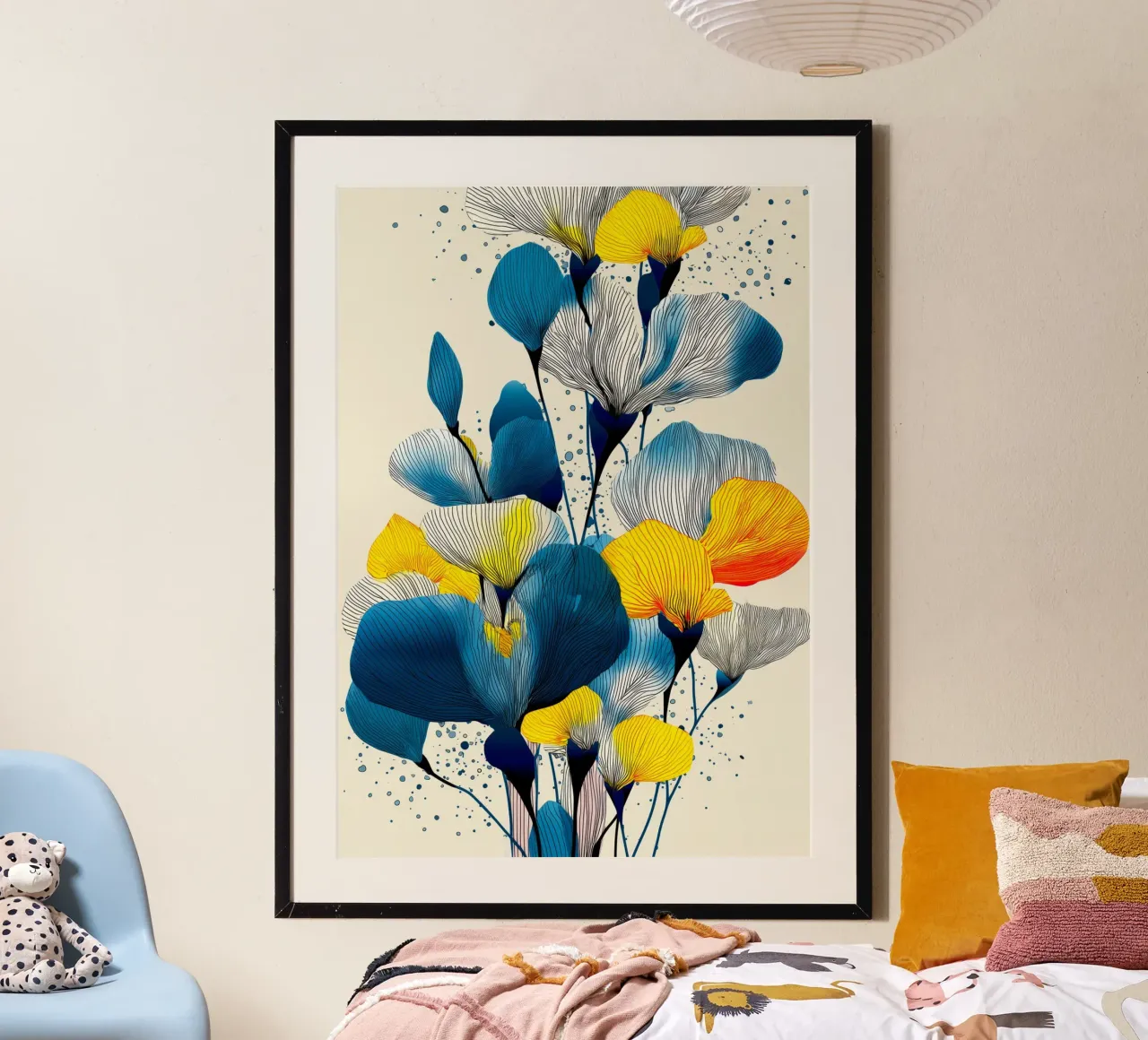 Fiori di iris carta hahnemühle da Justyna Jaszke JBJart