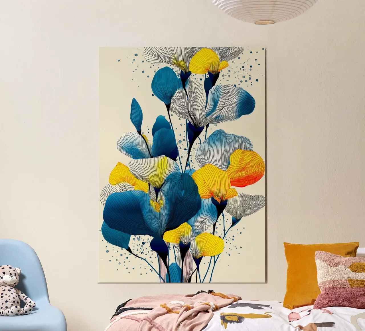 Fiori di iris carta hahnemühle da Justyna Jaszke JBJart