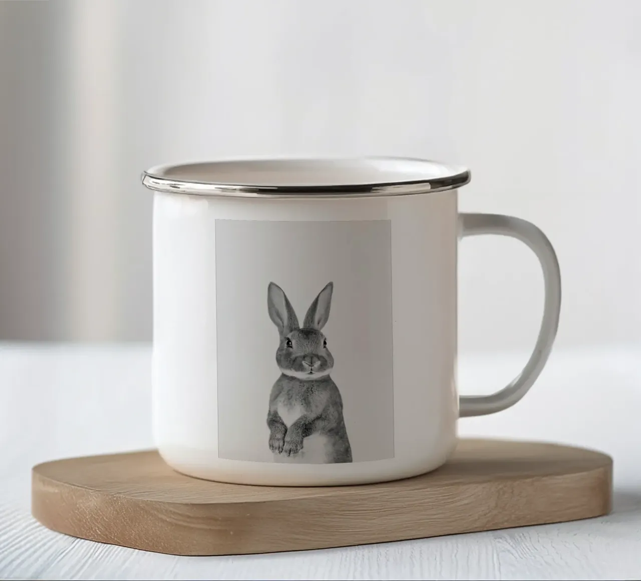Paws & Claws	Bunny tazza in smalto da Paws & Claws